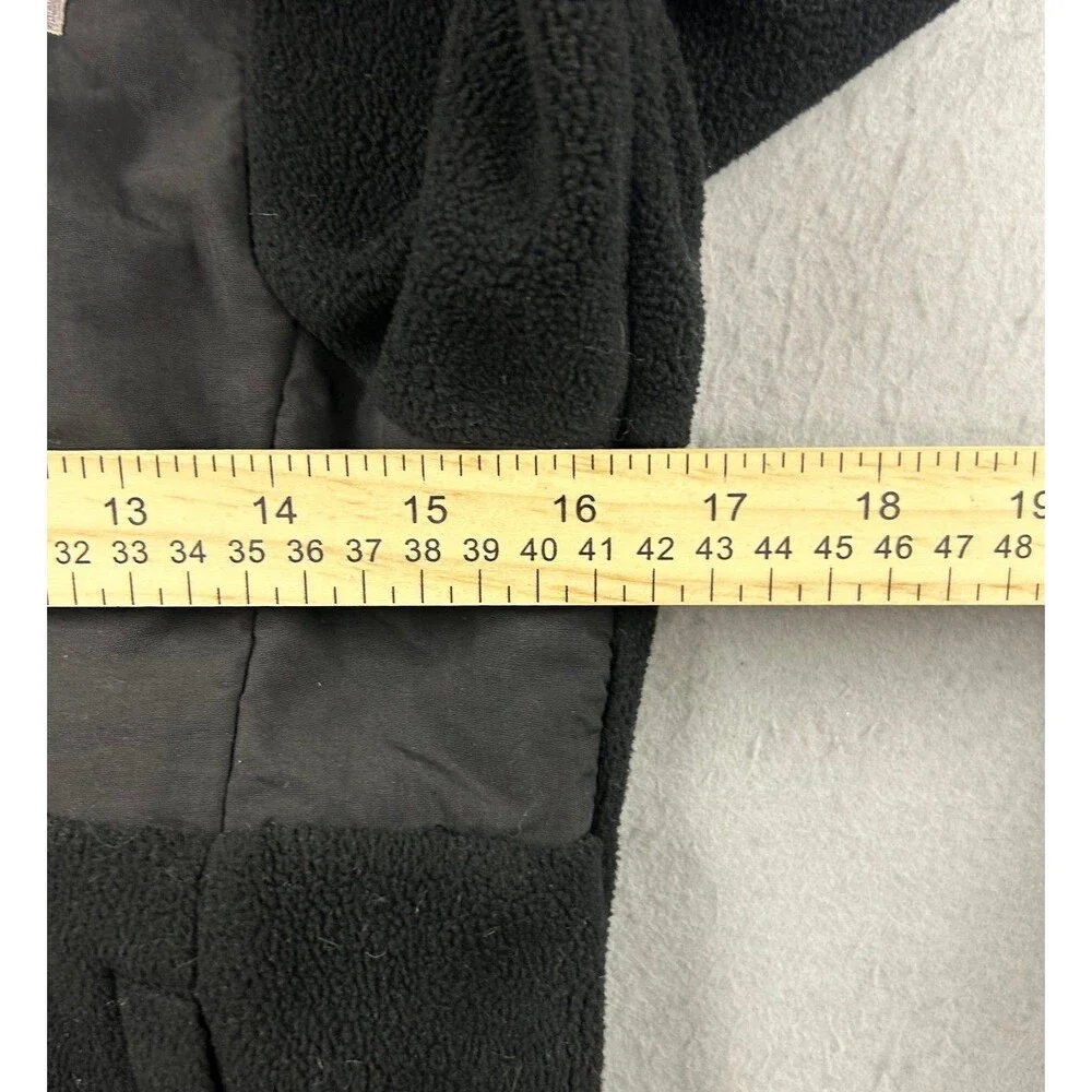 Kids The North Face Denali Fleece Jacket Youth Small Black Full Zip Pockets